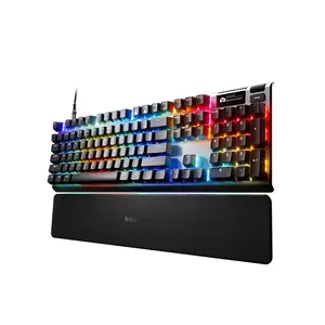 SteelSeries Apex Pro Mini Gen 3 Gaming Keyboard, OmniPoint Adjustable Mechanical Switches, Compact 60% Layout Design, RGB Esports Gaming Keyboard