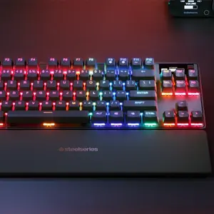SteelSeries Apex Pro TKL Gen 3 Wireless Gaming Keyboard, OmniPoint Adjustable Mechanical Switches, Tenkeyless Layout Design, Wireless Connectivity, RGB Esports Gaming Keyboard