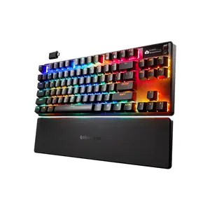 SteelSeries Apex Pro TKL Gen 3 Wireless Gaming Keyboard, OmniPoint Adjustable Mechanical Switches, Tenkeyless Layout Design, Wireless Connectivity, RGB Esports Gaming Keyboard