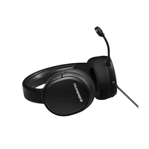SteelSeries Arctis 1 Wired Gaming Headset All-Platform Black Edition, Lightweight Multi-Platform Gaming Audio System, High-Fidelity Sound Performance, Versatile Gaming Headset