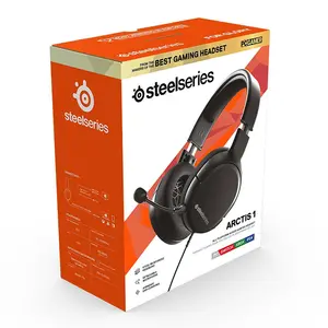 SteelSeries Arctis 1 Wired Gaming Headset All-Platform Black Edition, Lightweight Multi-Platform Gaming Audio System, High-Fidelity Sound Performance, Versatile Gaming Headset