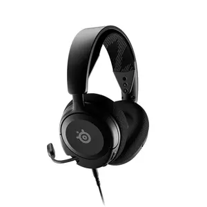 SteelSeries Arctis Nova 1 Wired Gaming Headset Black Edition, Lightweight Multi-Platform Gaming Audio System, High-Fidelity Sound Performance, Comfortable Gaming Headphones