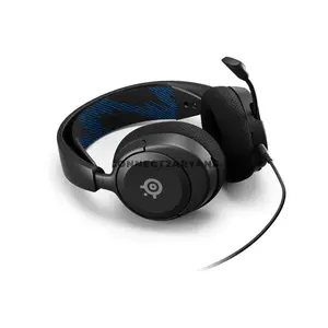 SteelSeries Arctis Nova 1P Black Wired Gaming Headset for PS5 & PS4, High Fidelity Drivers, 360° Spatial Audio, ClearCast Gen 2 Noise-Cancelling Mic, 3.5mm Multi-Platform, AirWeave Memory Foam, 253g