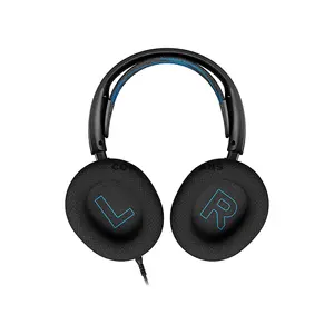 SteelSeries Arctis Nova 1P Black Wired Gaming Headset for PS5 & PS4, High Fidelity Drivers, 360° Spatial Audio, ClearCast Gen 2 Noise-Cancelling Mic, 3.5mm Multi-Platform, AirWeave Memory Foam, 253g