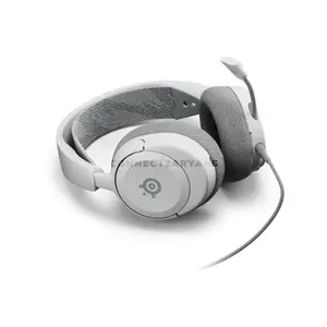 SteelSeries Arctis Nova 1P White Wired Gaming Headset for PS5 & PS4, High Fidelity Drivers, 360° Spatial Audio, ClearCast Gen 2 Noise-Cancelling Mic, 3.5mm Multi-Platform, AirWeave Memory Foam, 253g
