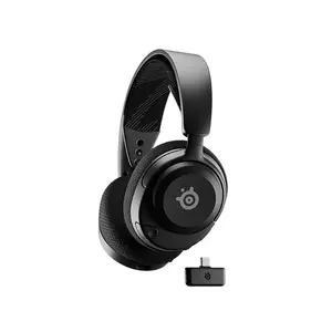 SteelSeries Arctis Nova 4X Wireless Gaming Headphones Black Edition, Multi-Platform Wireless Audio System, Low-Latency Wireless Connectivity, Gaming Headset for Console and PC