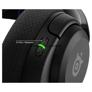 SteelSeries Arctis Nova 5P Wireless Black Gaming Headset for PlayStation, 2.4GHz + Bluetooth 5.3, 60-Hour Battery, Neodymium Drivers, ClearCast 2.X 32kHz Mic, USB-C, 265g
