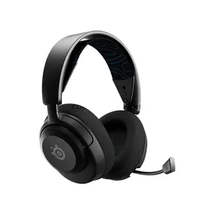 SteelSeries Arctis Nova 5P Wireless Black Gaming Headset for PlayStation, 2.4GHz + Bluetooth 5.3, 60-Hour Battery, Neodymium Drivers, ClearCast 2.X 32kHz Mic, USB-C, 265g