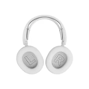 SteelSeries Arctis Nova 5P Wireless White Gaming Headset for PlayStation, 2.4GHz + Bluetooth 5.3, 60-Hour Battery, Neodymium Drivers, ClearCast 2.X 32kHz Mic, USB-C, 265g