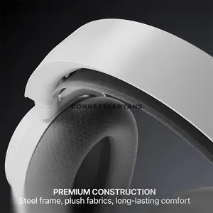 SteelSeries Arctis Nova 7P Wireless Gen 2 White Gaming Headset for PS5, 2.4GHz + Bluetooth, 50+ Hour Battery, Neodymium Drivers, 360° Spatial Audio, USB-C, ChatMix