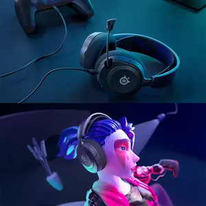 SteelSeries Arctis Nova PlayStation Wired Headset Black Edition, Multi-Platform Gaming Audio System, High-Fidelity Sound Performance, Official PlayStation Gaming Headset