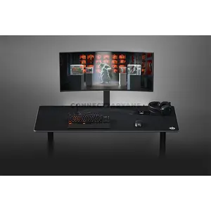 SteelSeries QcK 3XL Black Gaming Mouse Pad, 1220×590mm, Full Desktop Coverage, Micro-Woven Cloth Surface, Pinpoint Mouse Tracking Accuracy, Durable Non-Slip Rubber Base