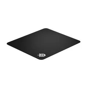 SteelSeries QcK Large Gaming Mouse Pad Black Edition, Micro-Woven Cloth Surface, Non-Slip Rubber Base, Precision Tracking Gaming Mousepad