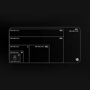 SteelSeries QcK Mini Gaming Mouse Pad, Micro-Woven Cloth Surface, Non-Slip Rubber Base, Compact Precision Tracking Gaming Mousepad