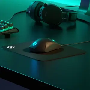 SteelSeries QcK Mini Gaming Mouse Pad, Micro-Woven Cloth Surface, Non-Slip Rubber Base, Compact Precision Tracking Gaming Mousepad
