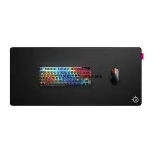 SteelSeries QcK Performance XL Speed Black Gaming Mouse Pad, 900×400×3.5mm, Ultra-Smooth Low-Friction Surface, High-Grade Neoprene Foam, Low-Profile Stitched Edges, Non-Slip Rubber Base
