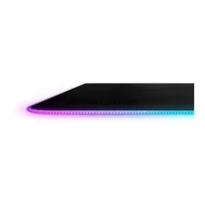 SteelSeries QcK Prism Cloth Medium Black RGB Gaming Mouse Pad, 320×270×4mm, Micro-Woven Cloth Surface, Dynamic 2-Zone RGB Illumination, Non-Slip Rubber Base, PrismSync & Optical/Laser Sensor Optimized SteelSeries