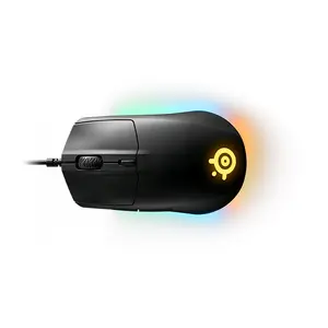 SteelSeries Rival 3 RGB Wired Gaming Mouse, High-Precision Optical Sensor, Esports Gaming Design, RGB Lighting Effects, Wired USB Connectivity, Competitive Gaming Mouse