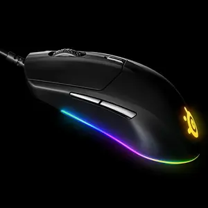SteelSeries Rival 3 RGB Wired Gaming Mouse, High-Precision Optical Sensor, Esports Gaming Design, RGB Lighting Effects, Wired USB Connectivity, Competitive Gaming Mouse