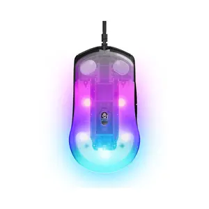 SteelSeries Rival 3 Gen 2 Wired RGB Gaming Mouse Black Edition, High-Precision Optical Sensor, RGB Lighting Effects, Wired USB Connectivity, Competitive Esports Gaming Mouse