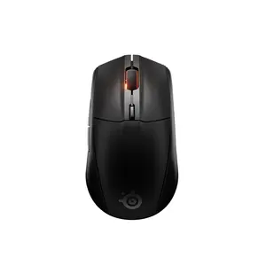 SteelSeries Rival 3 Gen 2 Wireless RGB Gaming Mouse Black Edition, Dual Wireless Connectivity, High-Precision Optical Sensor, RGB Lighting Effects, Competitive Gaming Mouse