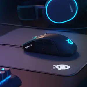 SteelSeries Rival 710 Wired Gaming Mouse, OLED Display Design, High-Precision Optical Sensor, Ergonomic Gaming Shape, Premium Performance Gaming Mouse