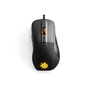 SteelSeries Rival 710 Wired Gaming Mouse, OLED Display Design, High-Precision Optical Sensor, Ergonomic Gaming Shape, Premium Performance Gaming Mouse