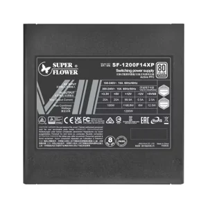 Super Flower Leadex VII Platinum Pro 1200W Power Supply, 80 PLUS Platinum Certified Efficiency, Fully Modular Cable Design, High-Performance Gaming and Workstation PSU