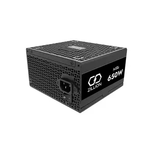 Super Flower ZILLION DB Silver 650W ATX 3.1 Power Supply, 80 PLUS Silver Certified Efficiency, Non-Modular Cable Design, PCIe 5.1 Ready, Reliable Gaming and Desktop PSU