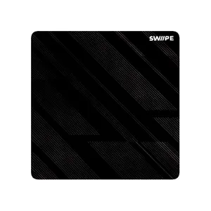 Swipe Large Gaming Mousepad Black Purple Edition, Smooth Surface Extended Gaming Mat, Precision Mouse Tracking Design, Anti-Slip Base Gaming Pad