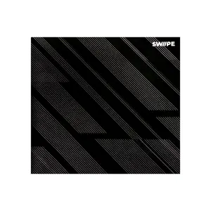 Swipe Large Gaming Mousepad Black Purple Edition, Smooth Surface Extended Gaming Mat, Precision Mouse Tracking Design, Anti-Slip Base Gaming Pad