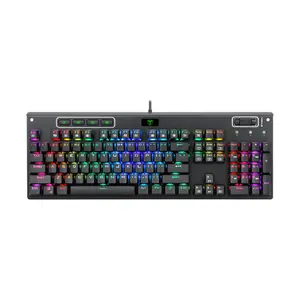 T-DAGGER Adriatic T-TGK316 Gaming Mechanical Keyboard, 104 Keys, RGB Backlight, OUTEMU Switches, Full Anti-Ghosting, Wired USB
