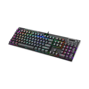 T-DAGGER Adriatic T-TGK316 Gaming Mechanical Keyboard, 104 Keys, RGB Backlight, OUTEMU Switches, Full Anti-Ghosting, Wired USB
