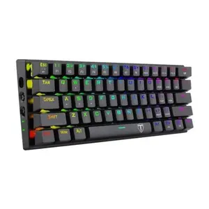 T-DAGGER AINOS T-TGK307 Gaming Mechanical Keyboard, 61 Keys, RGB Backlight, OUTEMU Switches, Dual Mode Wireless & Wired, USB