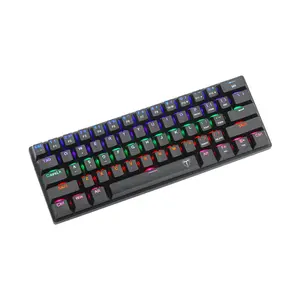 T-DAGGER Arena T-TGK321 Gaming Mechanical Keyboard, 61 Keys, RGB Backlight, OUTEMU Switches, Full Anti-Ghosting, USB-C Wired