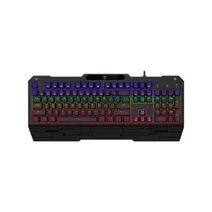 T-DAGGER Battleship T-TGK301 Gaming Mechanical Keyboard, 104 Keys, Rainbow Backlight, Full Anti-Ghosting, Double Shot Keycaps, Wired USB