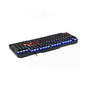T-DAGGER Battleship T-TGK301 Gaming Mechanical Keyboard, 104 Keys, Rainbow Backlight, Full Anti-Ghosting, Double Shot Keycaps, Wired USB