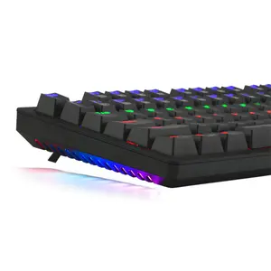 T-DAGGER Bermuda T-TGK312 Gaming Mechanical Keyboard, 104 Keys, OUTEMU Switches, Rainbow Backlight, Full Anti-Ghosting, Wired USB