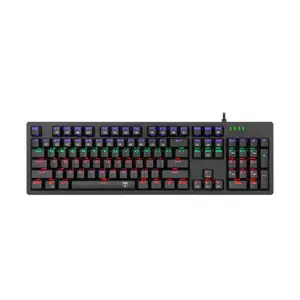 T-DAGGER Bermuda T-TGK312 Gaming Mechanical Keyboard, 104 Keys, OUTEMU Switches, Rainbow Backlight, Full Anti-Ghosting, Wired USB