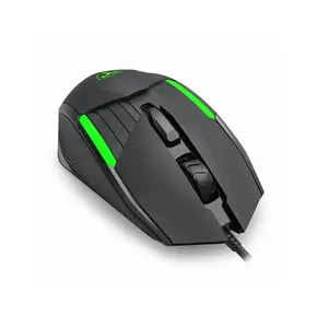 T-DAGGER Blaze T-TGM116 Gaming Mouse, 2400 DPI Optical Sensor, Adjustable DPI Levels, 6 Responsive Buttons, LED Backlighting Effects, Wired USB Gaming Mouse for PC Gamers