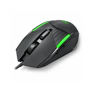 T-DAGGER Blaze T-TGM116 Gaming Mouse, 2400 DPI Optical Sensor, Adjustable DPI Levels, 6 Responsive Buttons, LED Backlighting Effects, Wired USB Gaming Mouse for PC Gamers