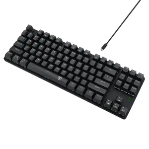 T-DAGGER Bora T-TGK313 Gaming Mechanical Keyboard, 87 Keys, OUTEMU Switches, Rainbow Backlight, Full Anti-Ghosting, Wired USB