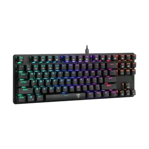 T-DAGGER Bora T-TGK315 Gaming Mechanical Keyboard, 87 Keys, RGB Backlight, Detachable Switches, Full Anti-Ghosting, Wired USB