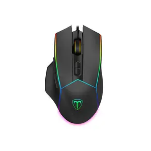 T-DAGGER Camaro T-TGM306 Gaming Mouse, 8000 DPI, 8 Programmable Buttons, RGB Backlight, 1000Hz Polling Rate, Wired USB