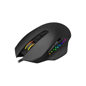 T-DAGGER Captain T-TGM302 Gaming Mouse, 8000 DPI, 7 Programmable Buttons, RGB Backlight, 1000Hz Polling Rate, Wired USB