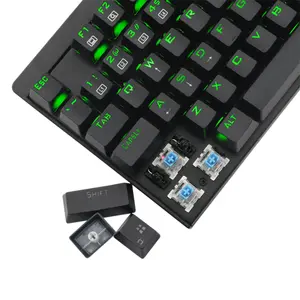 T-DAGGER Corvette T-TGK302 Gaming Mechanical Keyboard, 87 Keys, OUTEMU Switches, Single Color Backlight, Full Anti-Ghosting, Wired USB