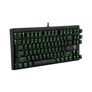 T-DAGGER Corvette T-TGK302 Gaming Mechanical Keyboard, 87 Keys, OUTEMU Switches, Single Color Backlight, Full Anti-Ghosting, Wired USB
