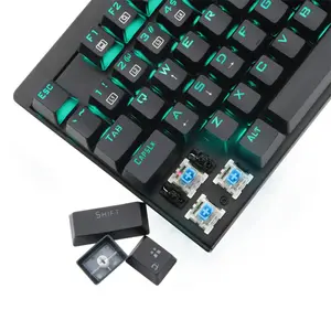 T-DAGGER Escort T-TGK303 Gaming Mechanical Keyboard, 87 Keys, OUTEMU Switches, Single Color Backlight, Full Anti-Ghosting, Wired USB