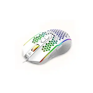 T-DAGGER Imperial T-TGM310 Gaming Mouse White, 7200 DPI, 8 Programmable Buttons, RGB Backlight, 1000Hz Polling Rate, Wired USB