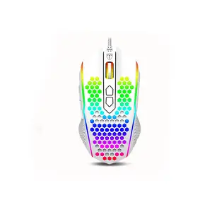 T-DAGGER Imperial T-TGM310 Gaming Mouse White, 7200 DPI, 8 Programmable Buttons, RGB Backlight, 1000Hz Polling Rate, Wired USB